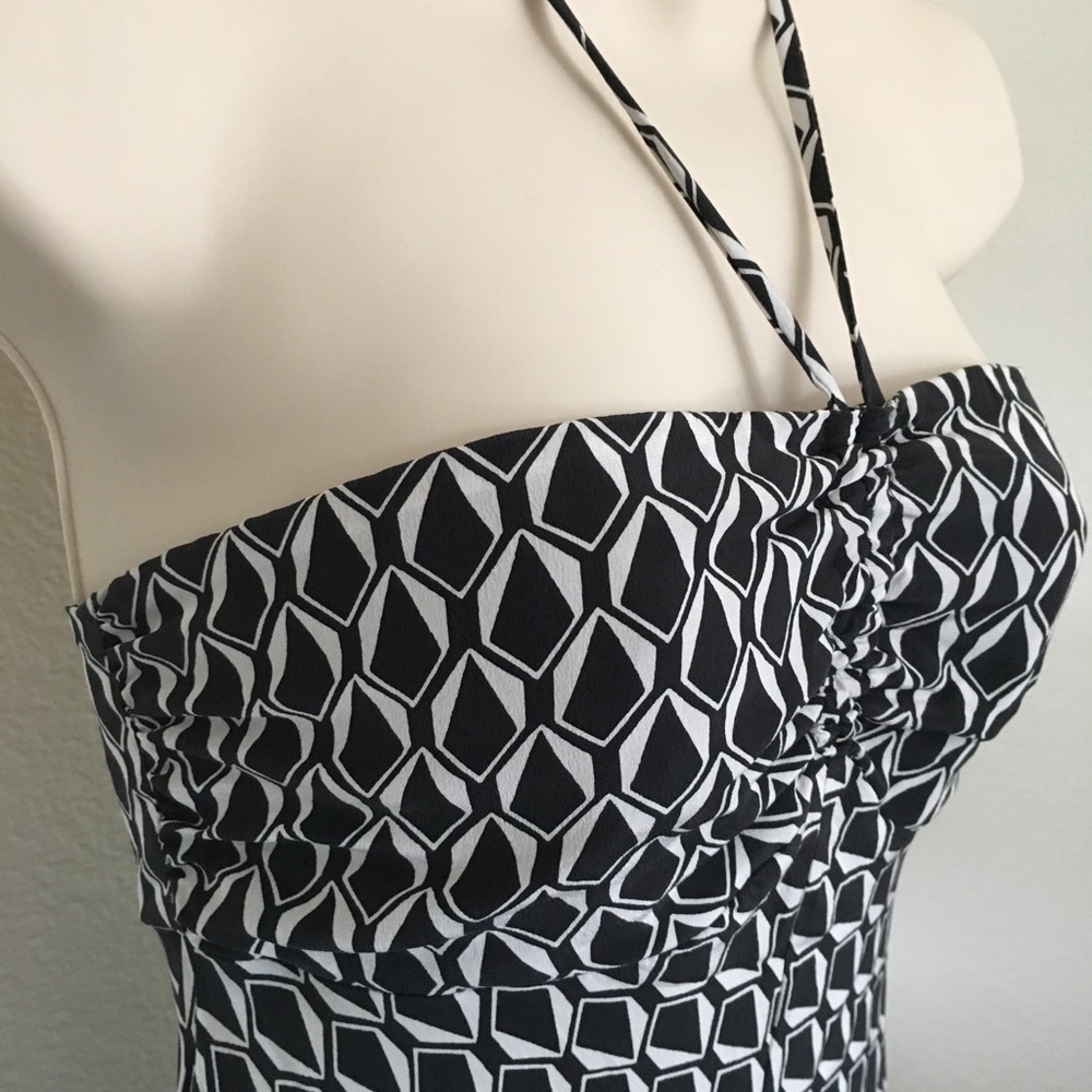 Michael Kors Black White Maxi Dress/ 0/ Like New